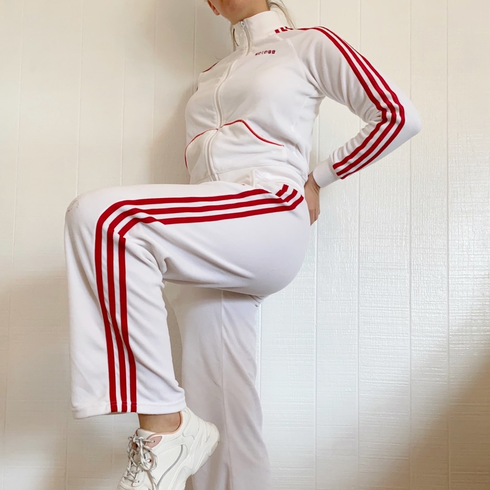 y2k adidas velour tracksuit